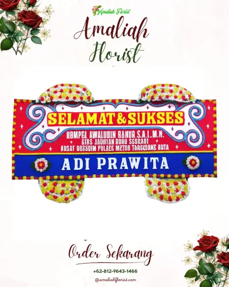 Papan Bunga Ucapan Selamat barru